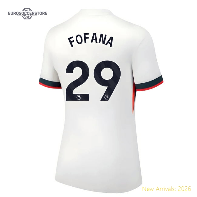 2025-2026 Chelsea Away Fan Version Womens Soccer Jersey Game Day Outfit
