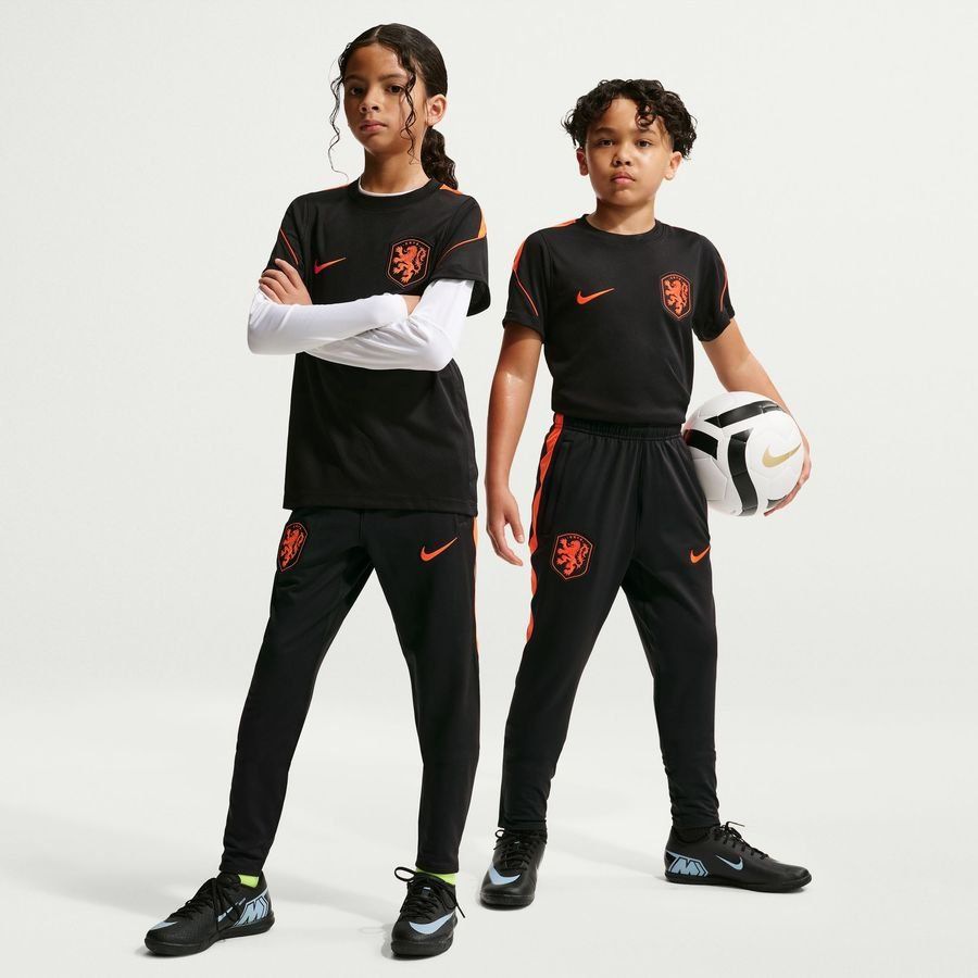 Holland Training Trousers Dri-FIT Strike World Cup 2026 - Black/Hyper Crimson Kids