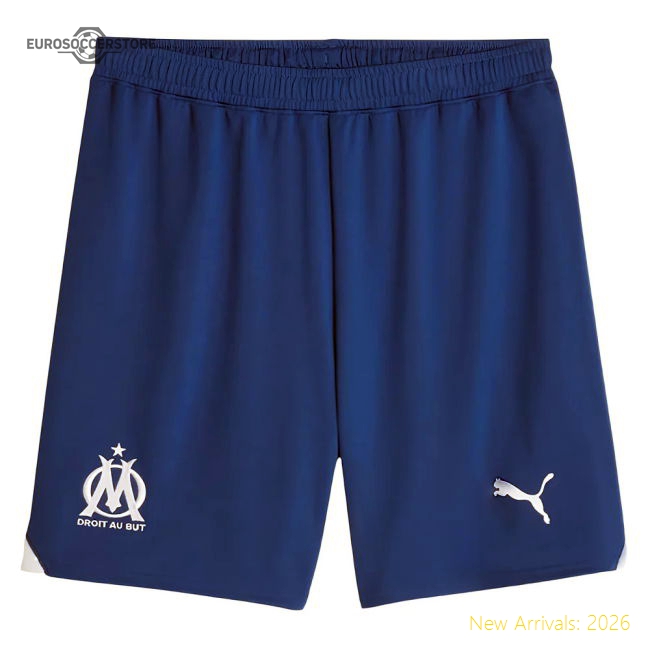 Professional-Grade 2023-2024 Marseille Away Shorts (Royal)