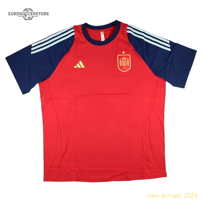2024-2025 Spain Training Tee (Red) (Lamine Yamal 10)