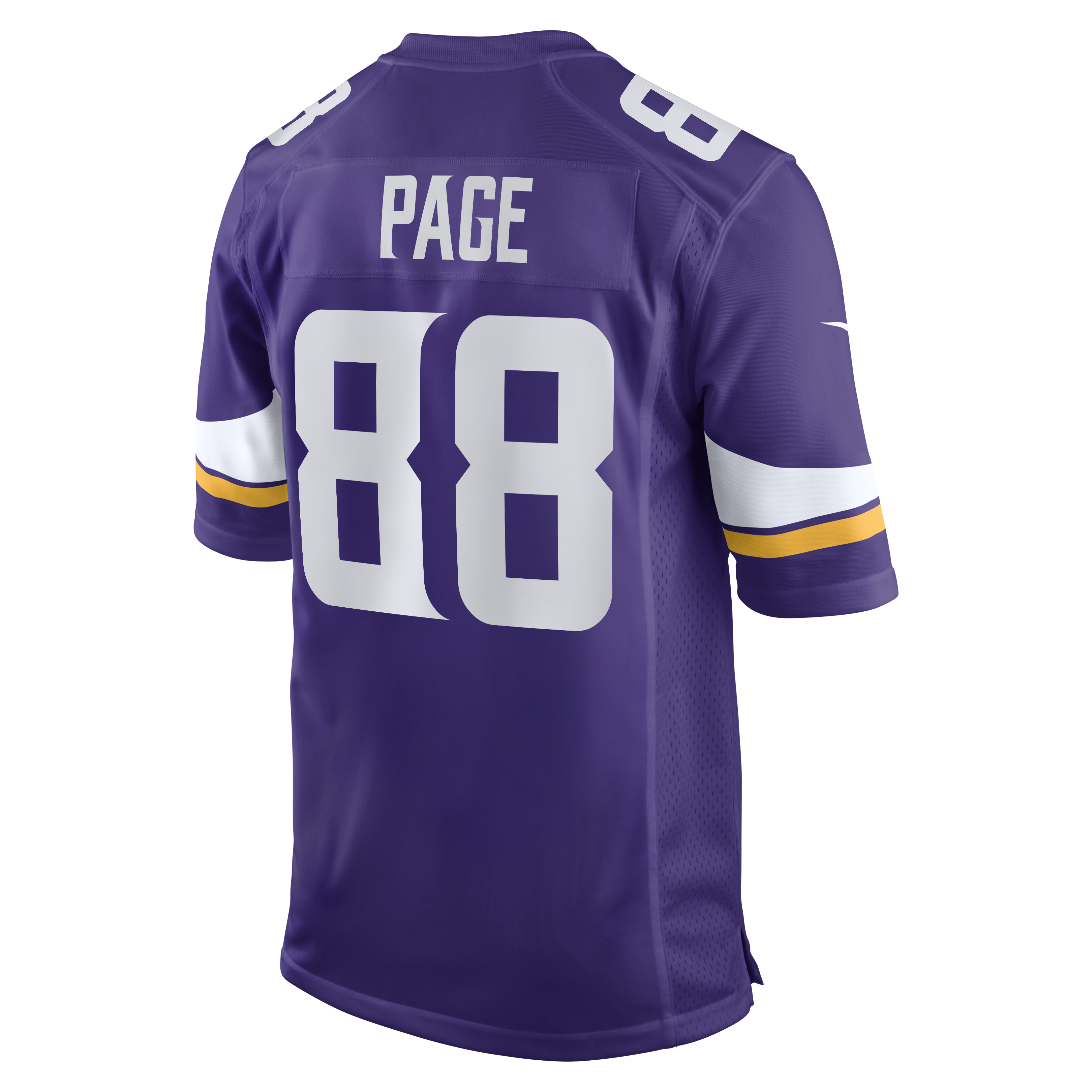 [SJH] Alan Page Minnesota Vikings Game Retired Player Jersey - Purple
