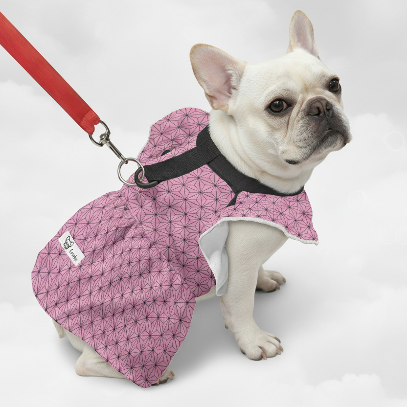 Peach- French Bulldog Dresses for Females