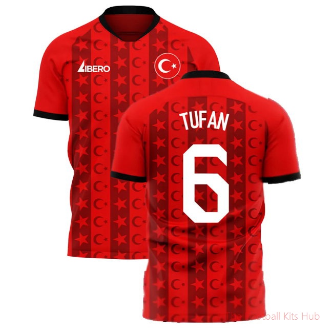 [LK] Turkey 2025/26 Home Football Kit (Libero) (TUFAN 6)