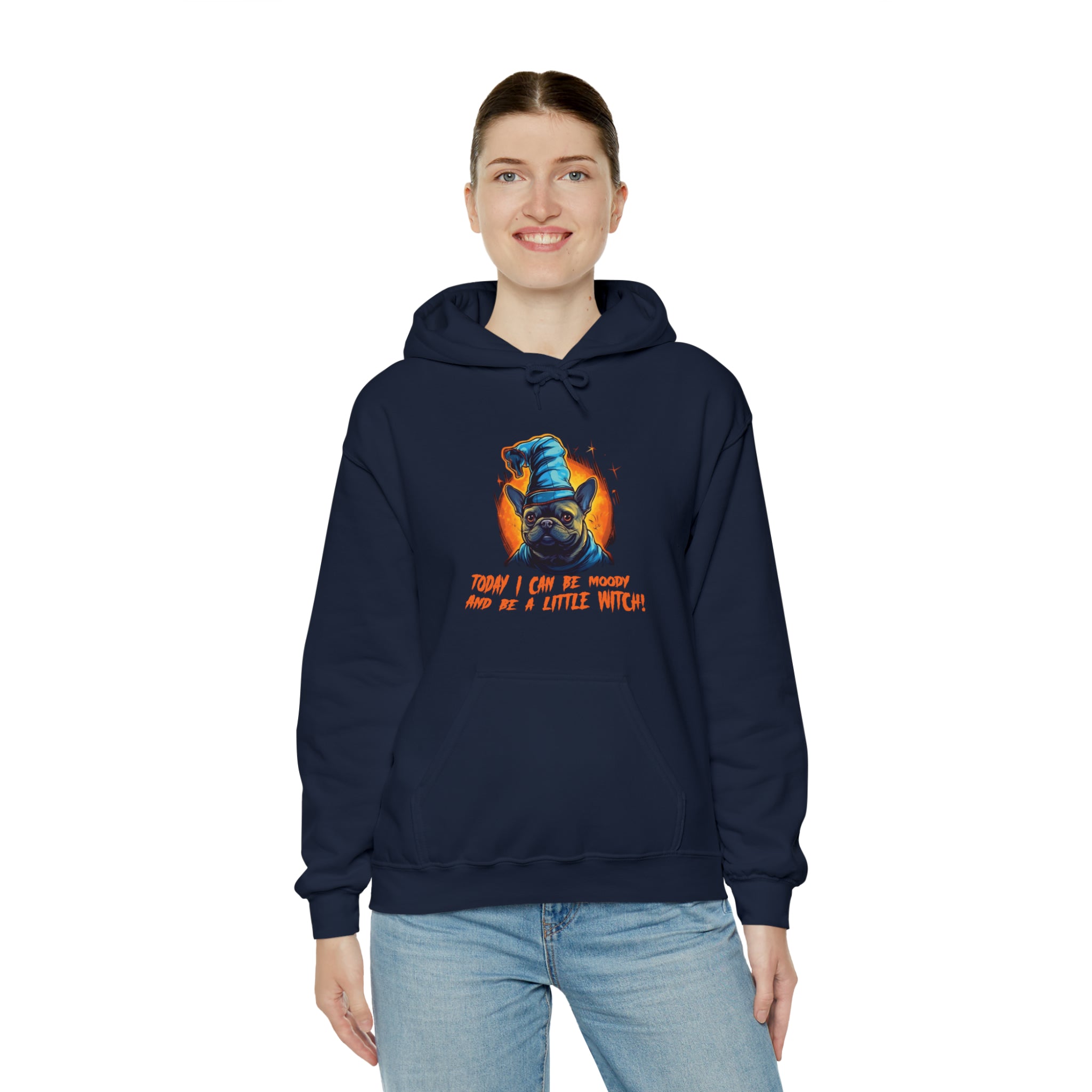 Street-Ready Little Witch Halloween Unisex Hoodie for French Durable
