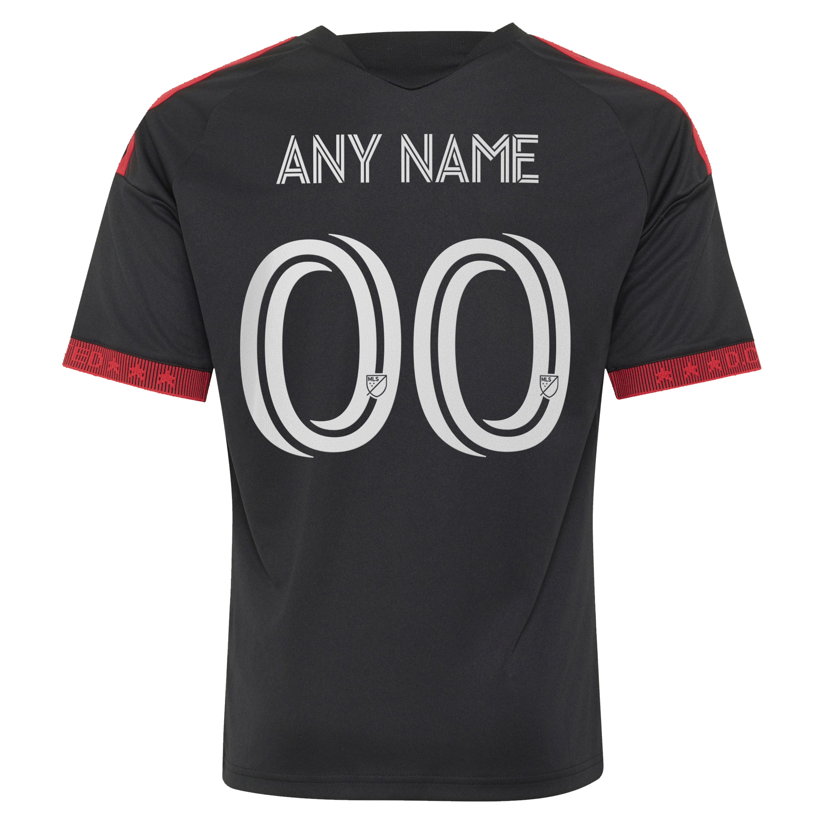 [JED] D.C. United Youth 2026 Black-and-Red Kit Replica Custom Jersey - Black