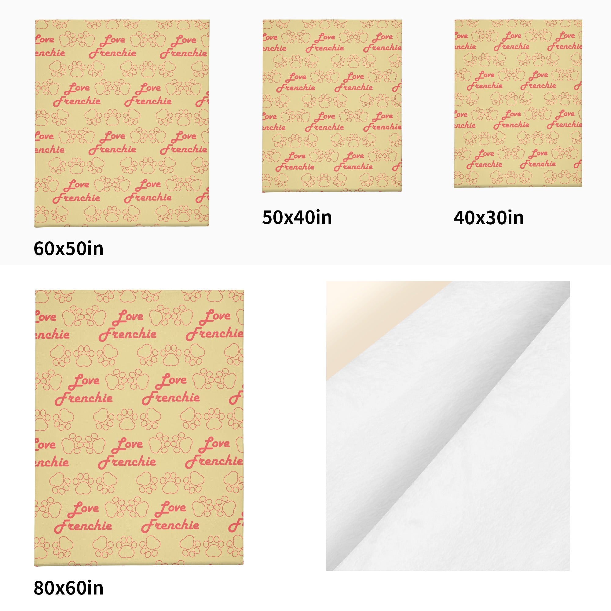 French Bulldog Frenchie Rocky - Comfortable Blanket Outdoor Use