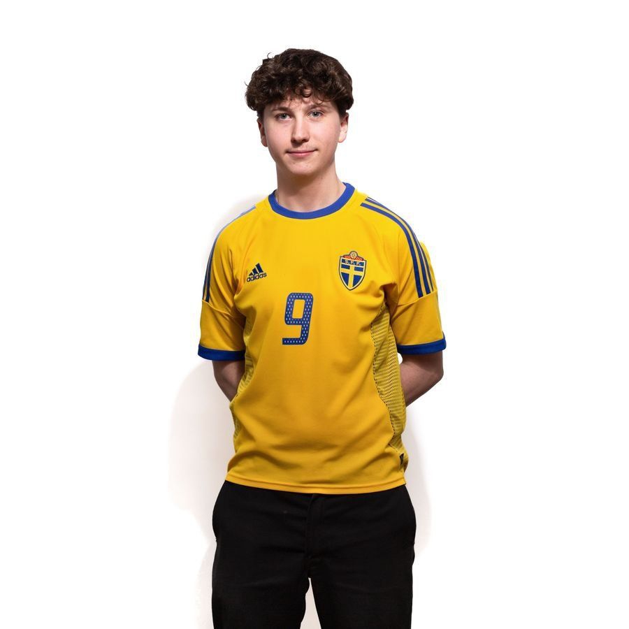 [EFKS] 2002 Sweden Size LJUNGBERG 9 Home Uniform S (8/10)