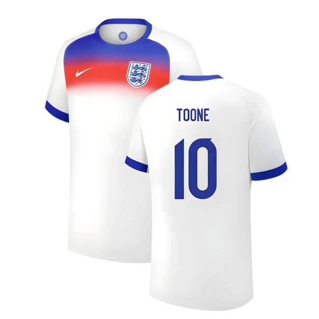 2025 England Womens Team Home Shirt (Unisex) (TOONE 10)