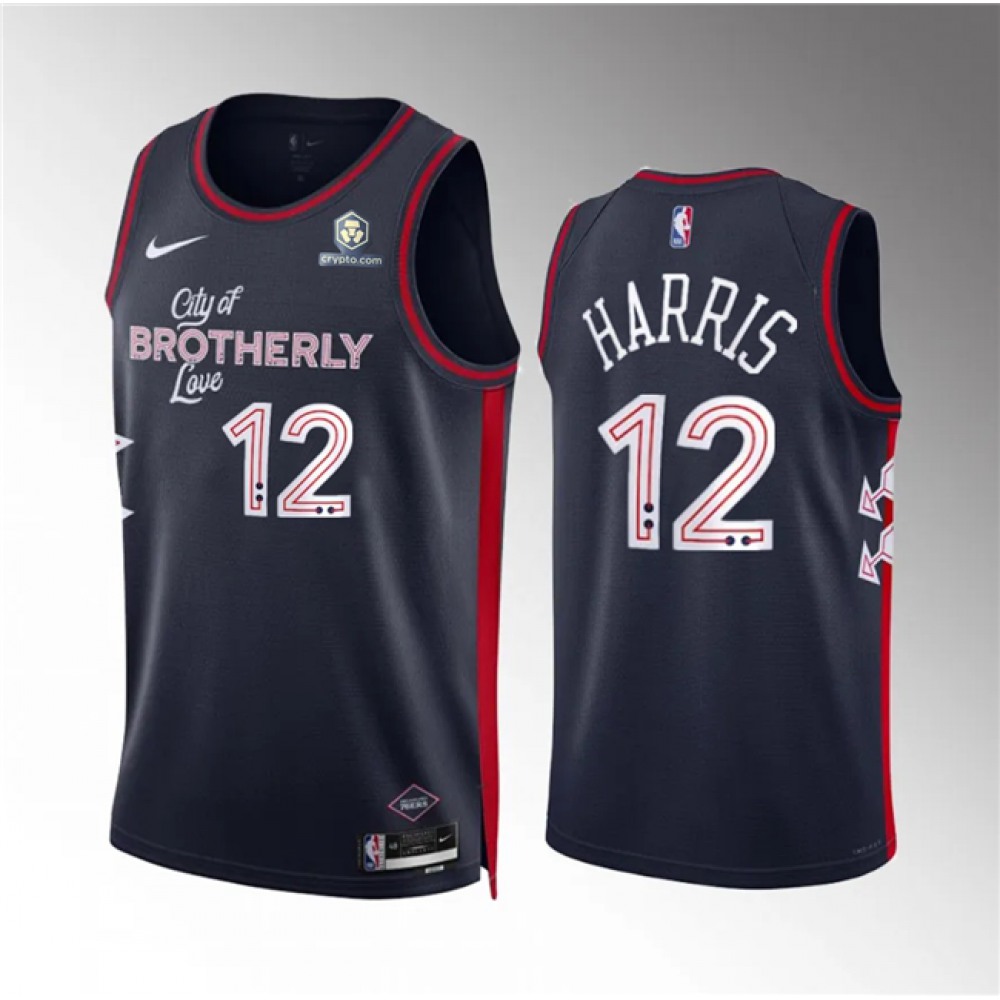 Limited Edition Men's Sixers #12 Tobias None Basketball Jersey