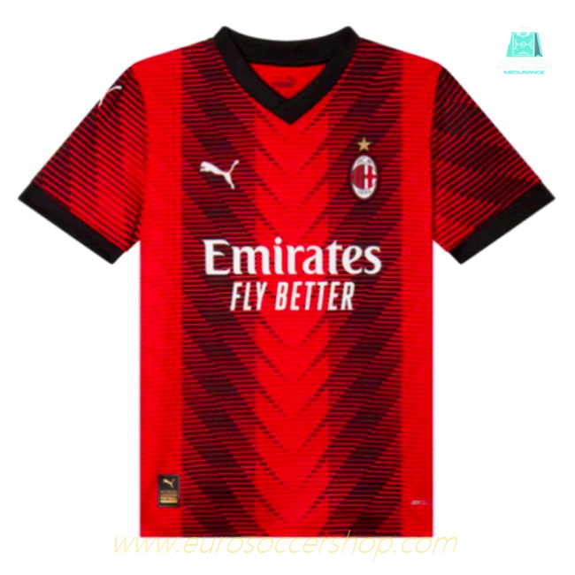 2023-2024 AC Milan Home Shirt (Kids) (Ibrahimovic 11)