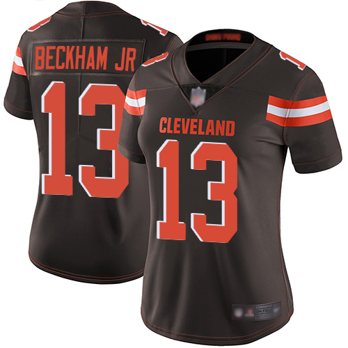 NFL C B Browns #13 Odell Beckham Limited Brown Jersey - Fan Favorite