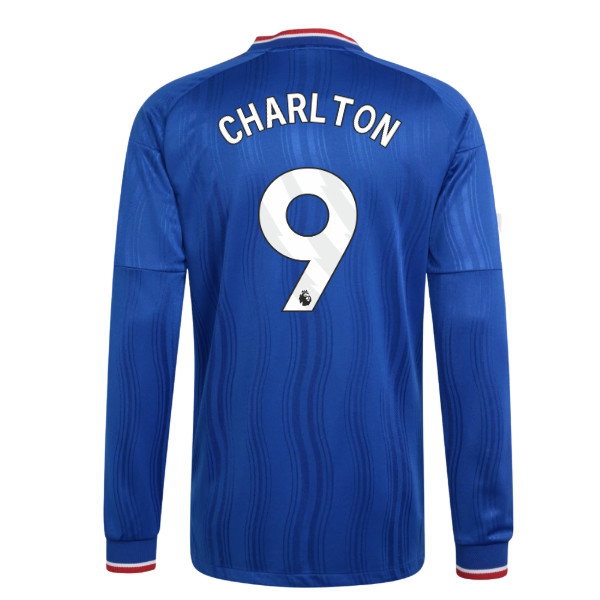 [ESK] 2026 2027 Man Utd Long Sleeve Shirt Away Authentic Uniform (Charlton 9)
