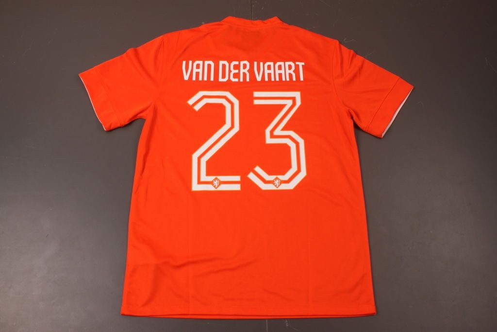 Lightweight Netherlands 201415 Home Soccer Shirt 23 VAN DER VAART
