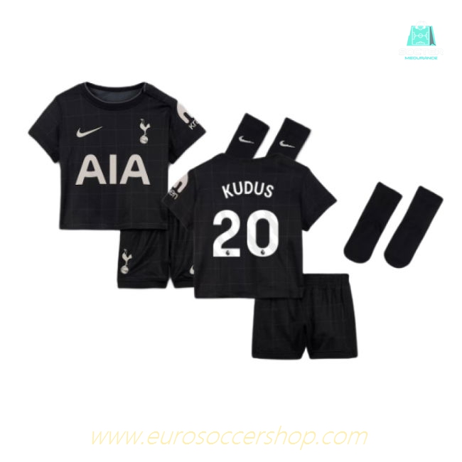 2025-2026 Tottenham Away Baby Kit (Kudus 20)
