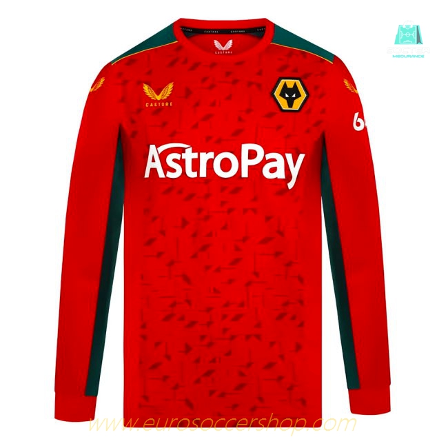 2023-2024 Wolves Long Sleeve Away Shirt