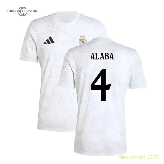 Real Madrid 2024-25 Fan Version For Adults (Alaba Game Day Jersey
