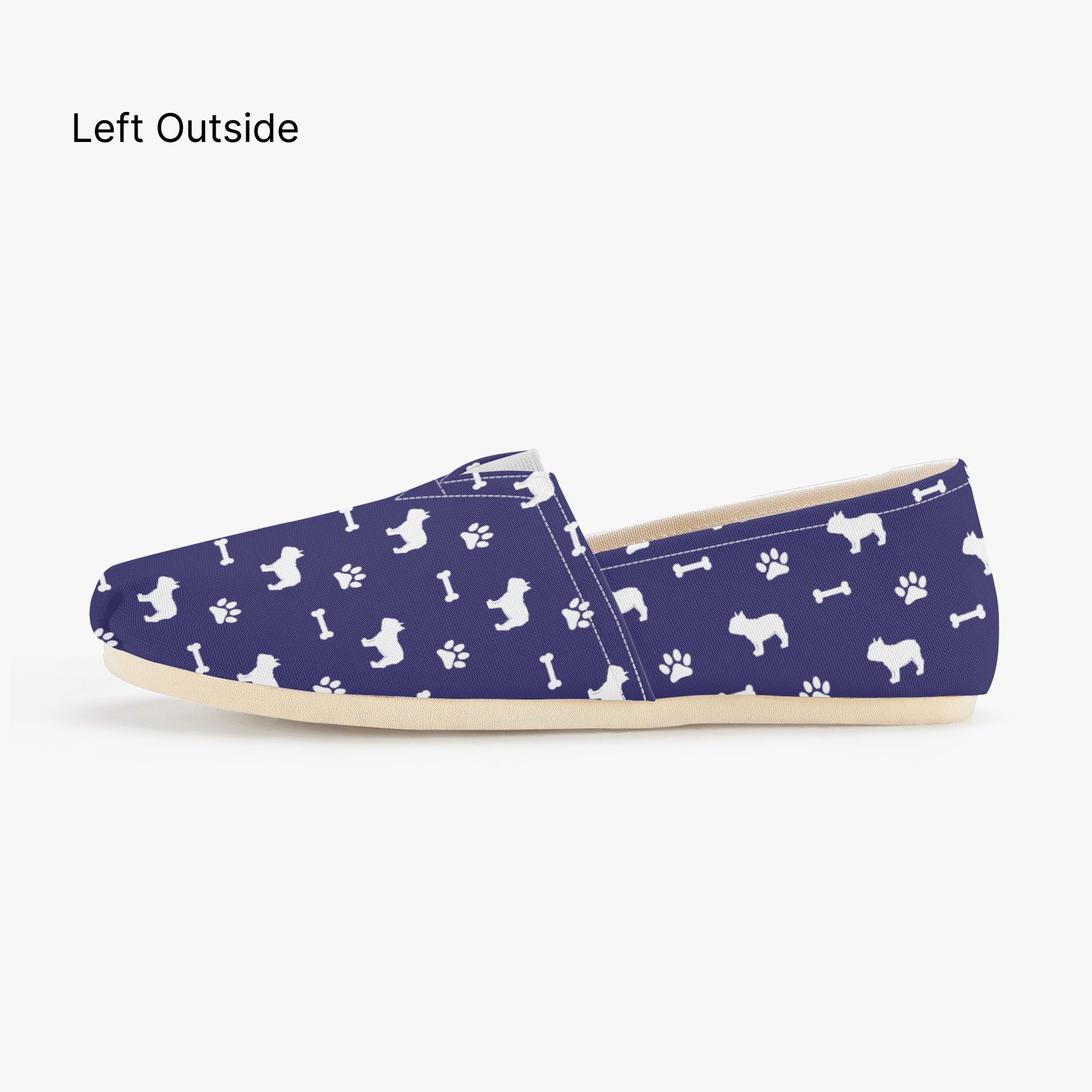 Jerboa - French Bulldog Themed Casual Canvas Shoes Outdoor Style