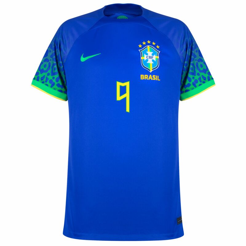 BRAZIL Fan Edition AWAY WORLD CUP JERSEY 2022 G.JESUS