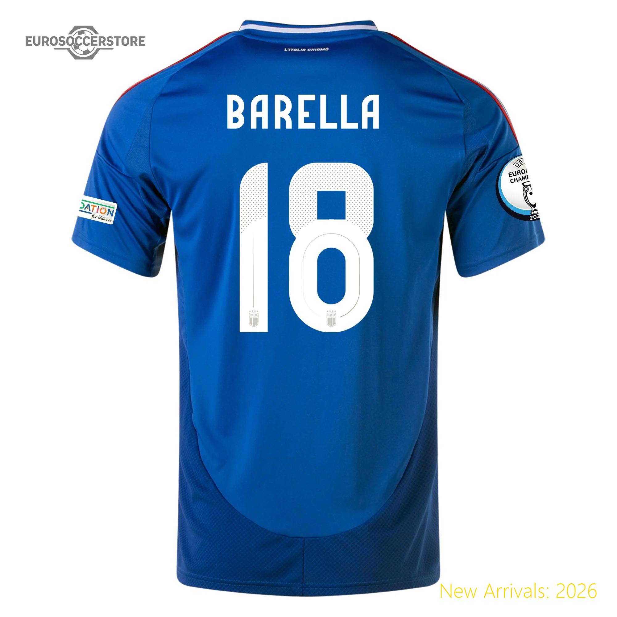 Modern Design Men Ita Team Premium-quality Home Jersey 2024