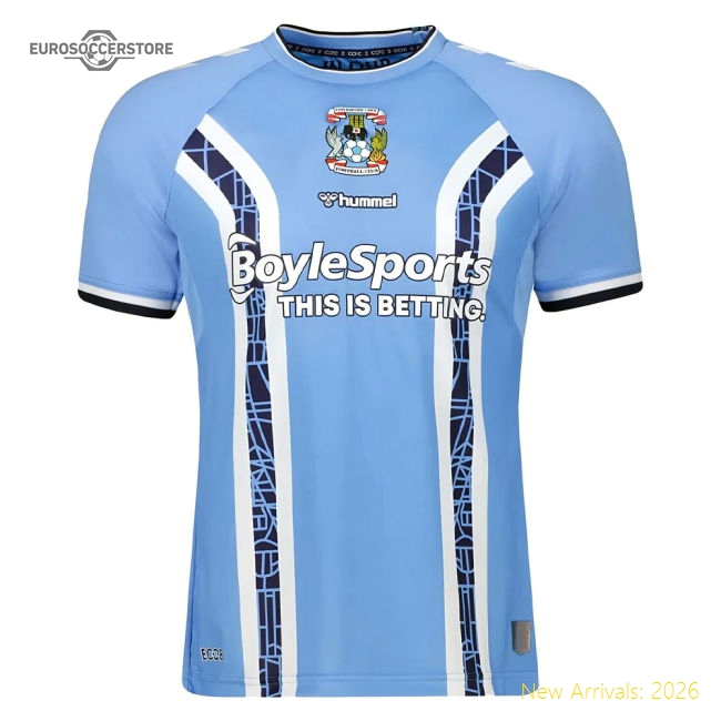 Coventry City Home Kit 2022-2023 Game Day Jersey Ready