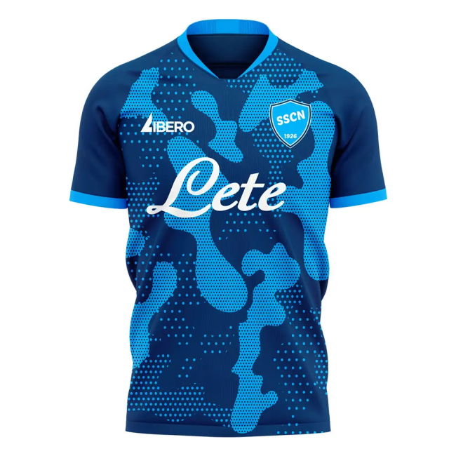2024-2025 Napoli Away Kit (Libero) Lightweight Stretch Fabric