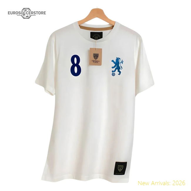 Official Chelsea Lampard The Lionheart White 8 Shirt - Premium