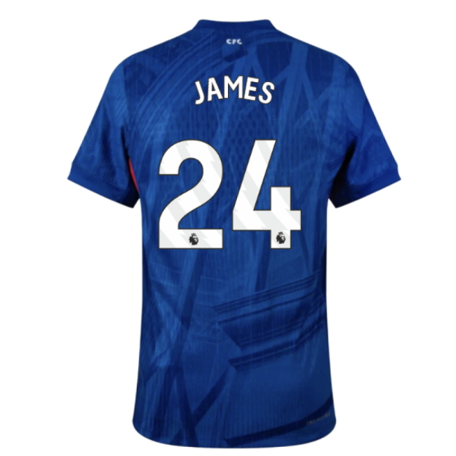 Chelsea 2025-2026 Home Soccer Jersey (James 24) | Player Issue
