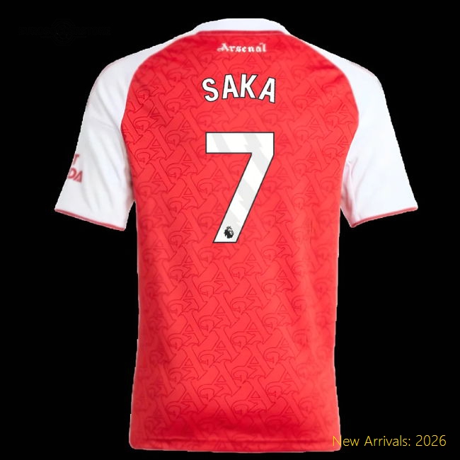 Arsenal 2024-25 Home Fan Version For Kids (Saka Match Day Shirt Gear