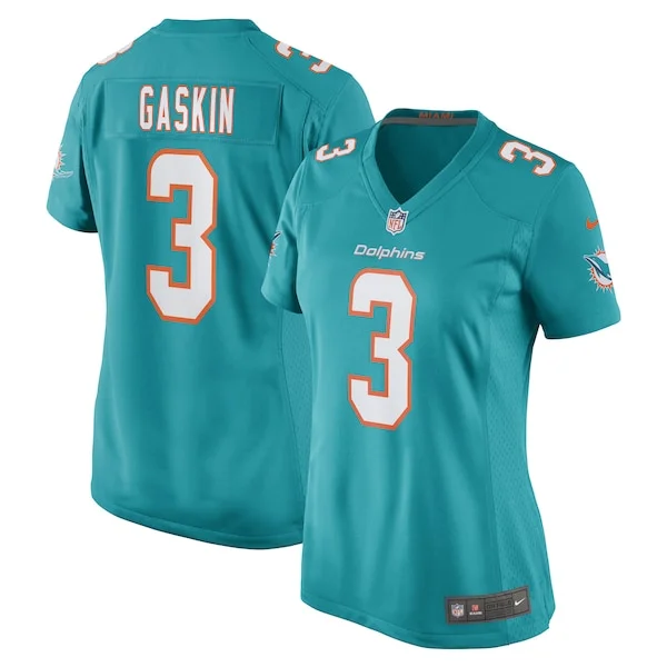 None Myles Gaskin Game Jersey - Aqua | NFL Player Jersey | NFL Footbal