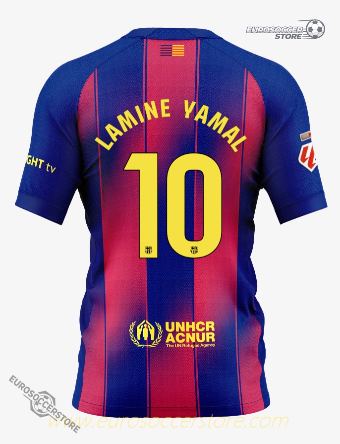 Barcelona x Ed Sheeran El Clásico LAMINE YAMAL 10 Jersey 25-26