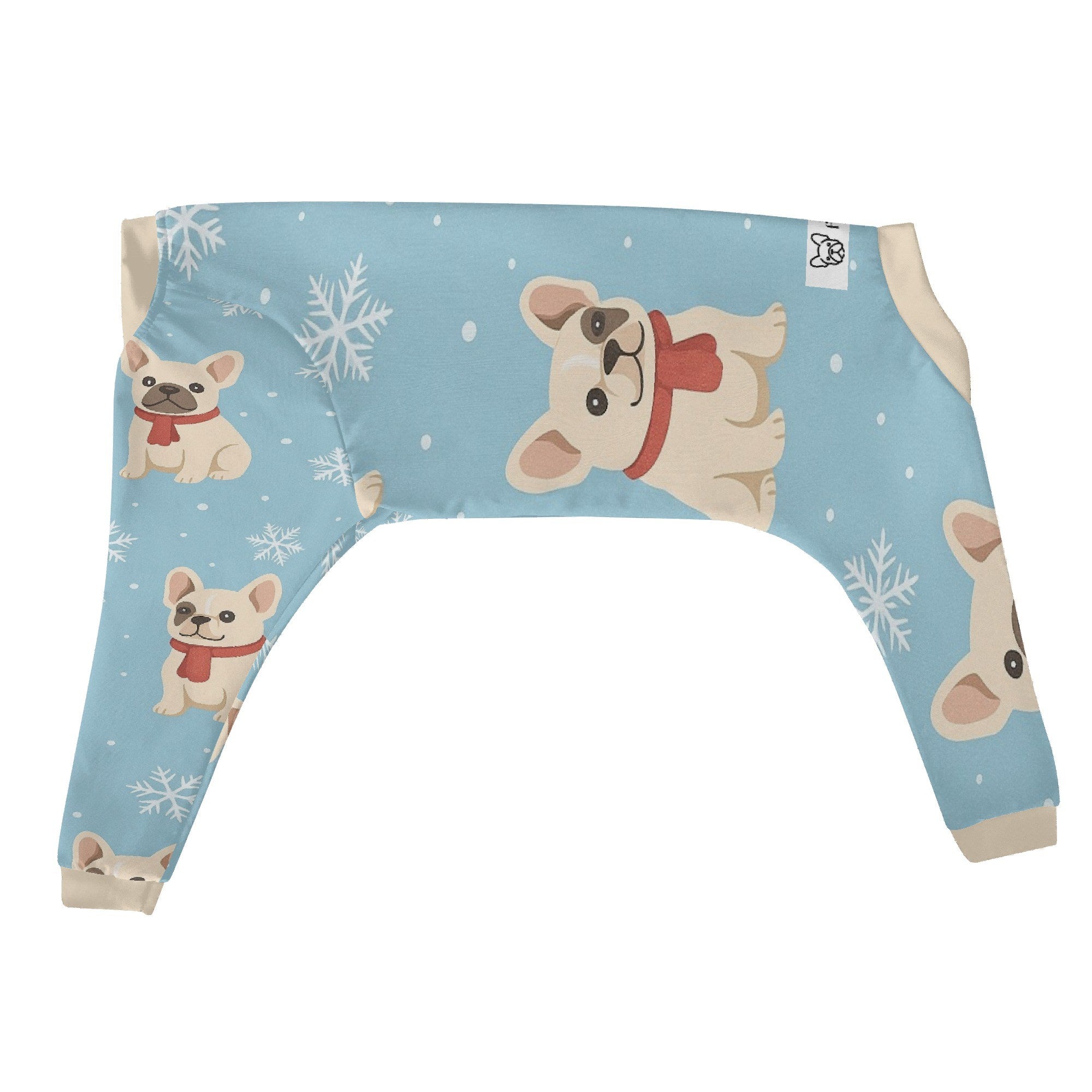 Breed-specific Warm Scout - Safe Frenchie Pajama For French Bulldogs