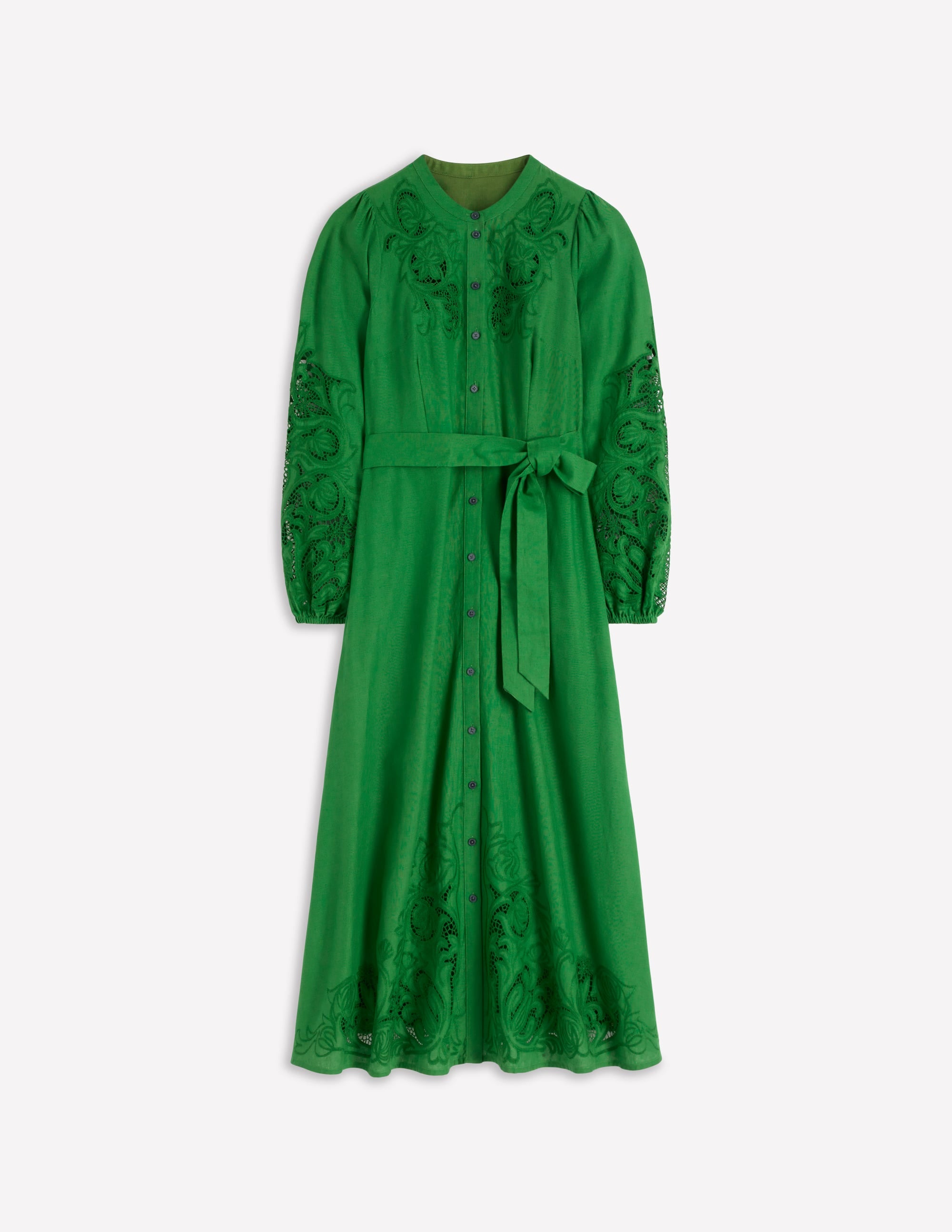 Mae Linen Blend Shirt Dress