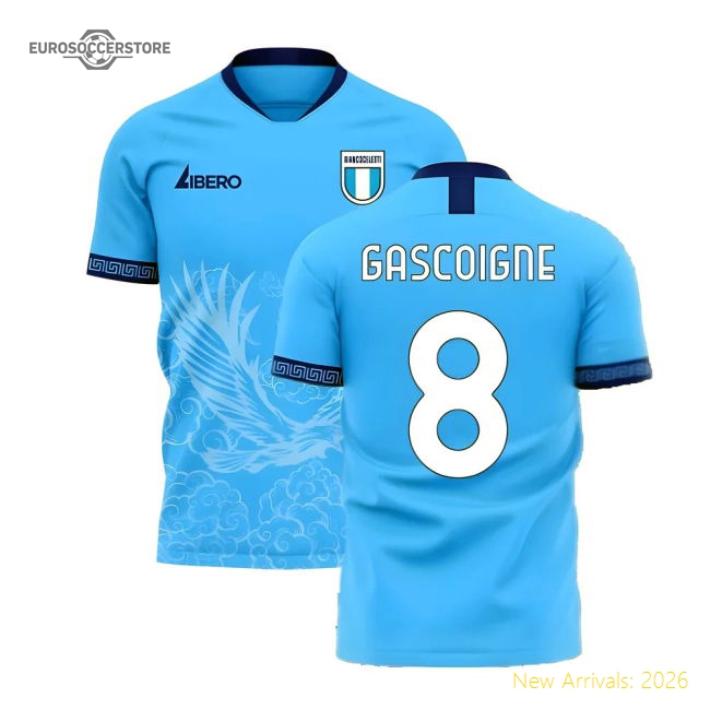 Top-tier Lazio Home Gascoigne Jersey 2025-2026 Macron Hyperwave