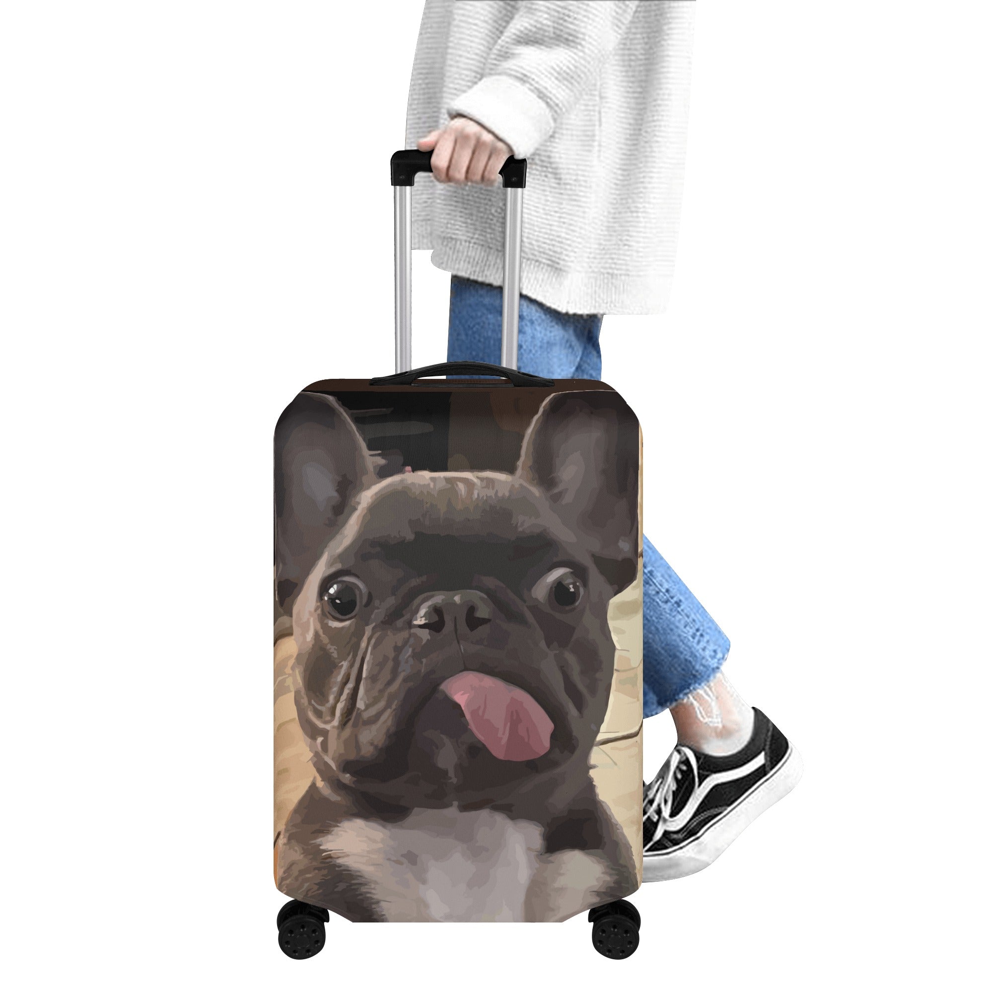 Durable Pet-Lover Molly - Luggage Cover for Street Style Comfortable