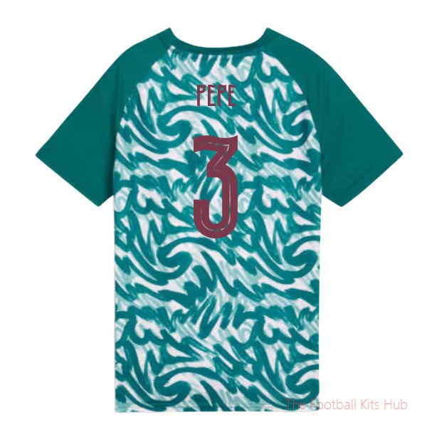 2026-2027 Portugal Warm Up Jersey (Green) - Kids (Pepe 3)