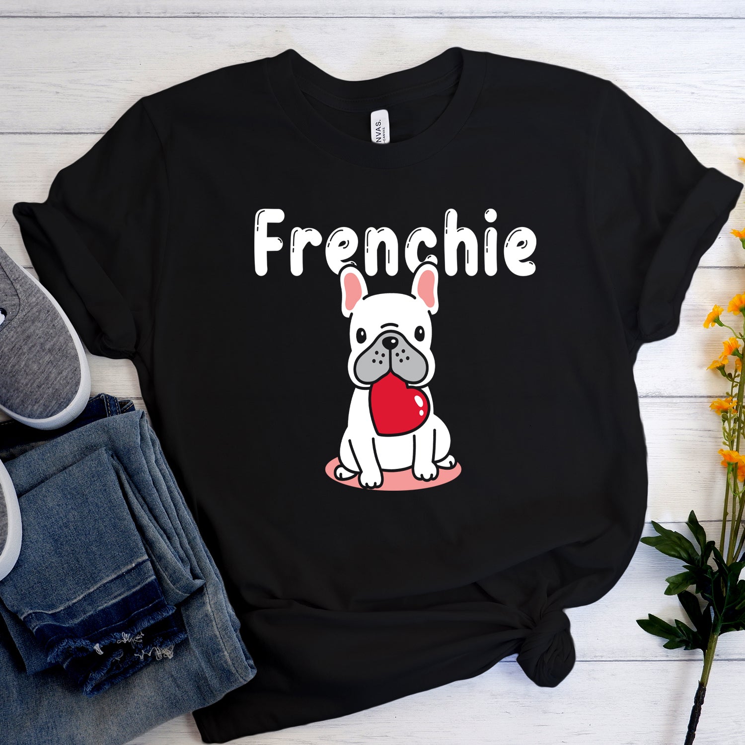 Lovely Frenchie - Unisex T-Shirt
