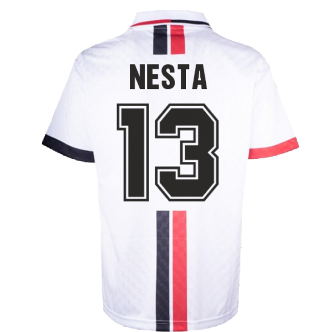 Fan-Favorite Performance Ac Milan 1996 Away Retro Shirt (Nesta 13)