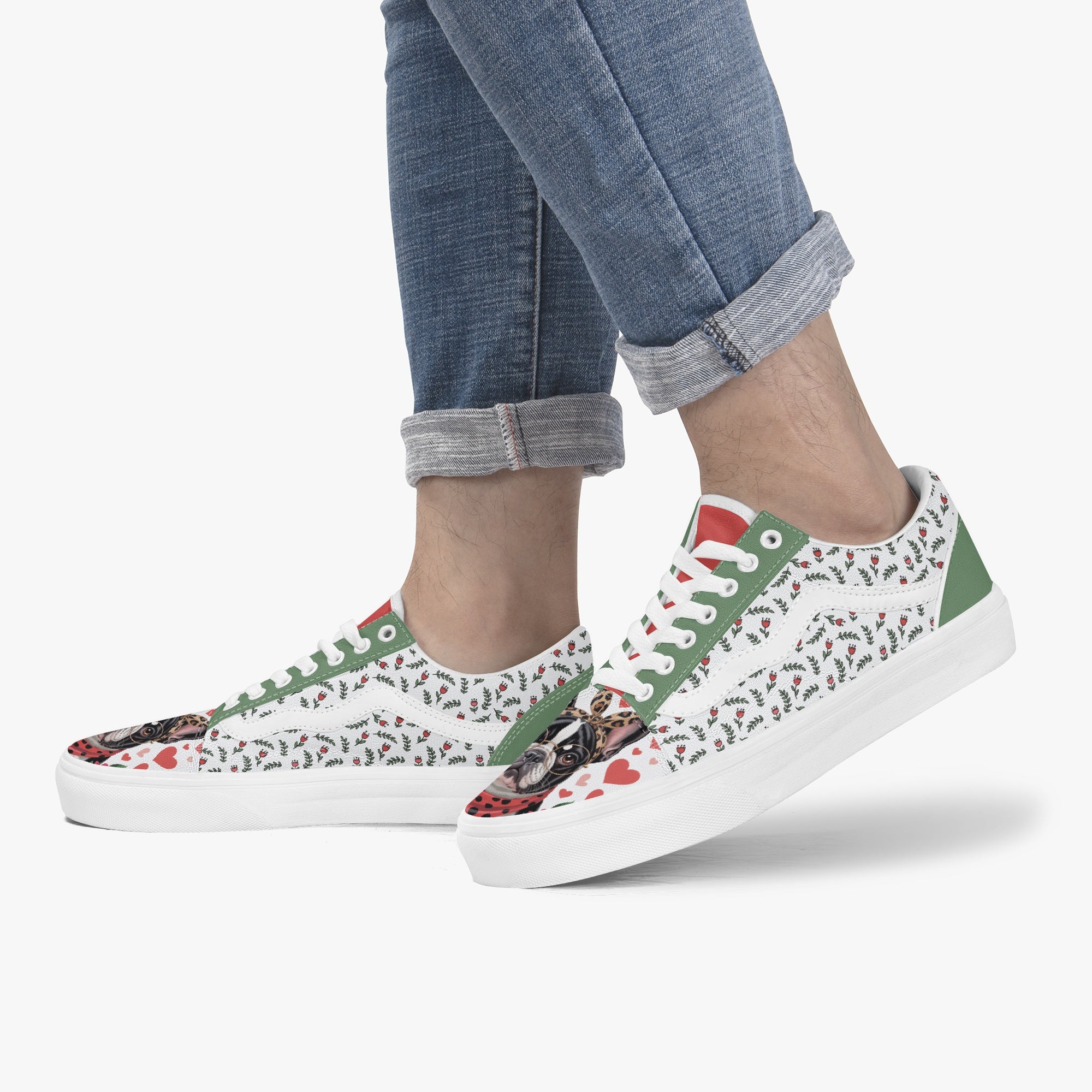 Claude - Trendy Low-Top Canvas Sneakers