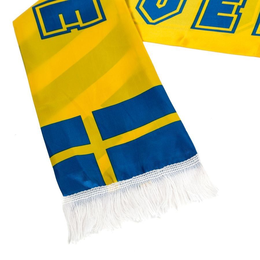 Sweden Satin Scarf Yellow/blue For Algeria Football Fans