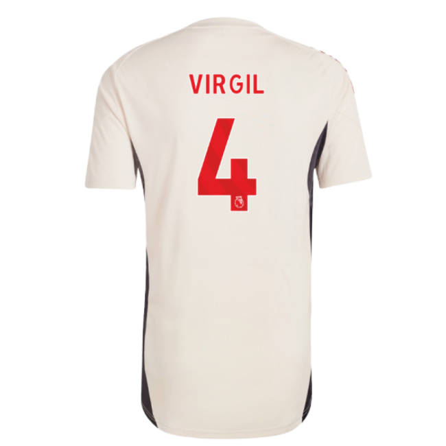 2025-2026 Liverpool Fc Training Jersey (White) - Kids (Virgil 4)