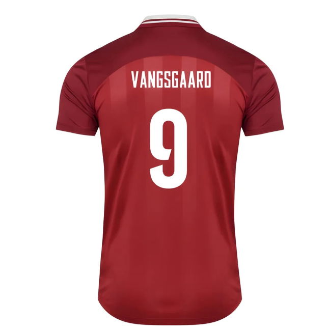 Vangsgaard 9 Match Replica Denmark Home Fan Shirt (Womens)