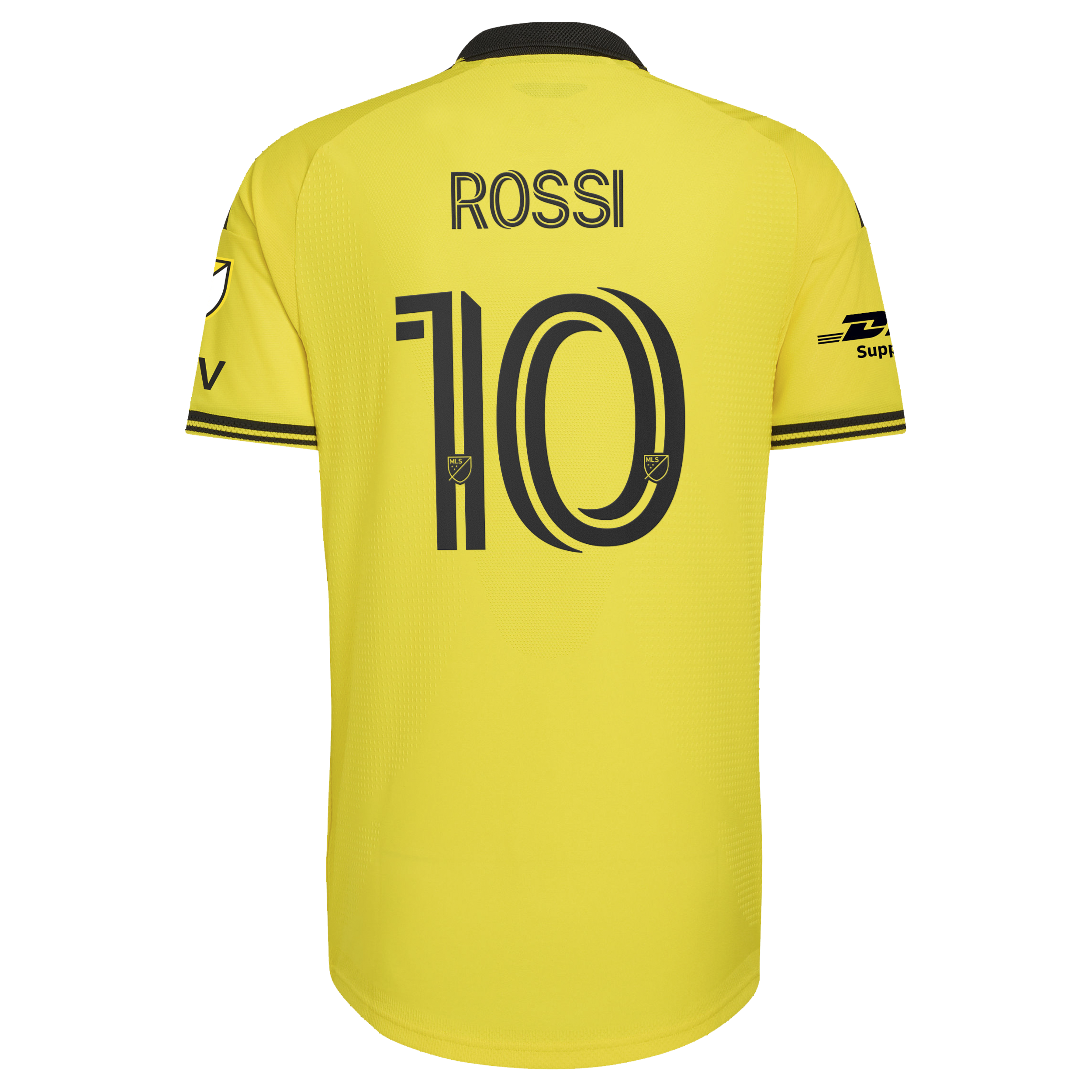 [JED] Diego Rossi Columbus Crew 2026 The Crafted for Excellence Kit On-Field Authentic Patch Jersey - Yellow