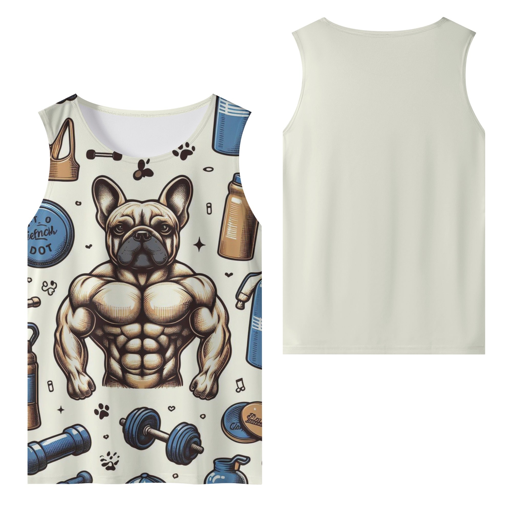 French Bulldog Lover Thor Men Tank Tops Stylish Daily Top