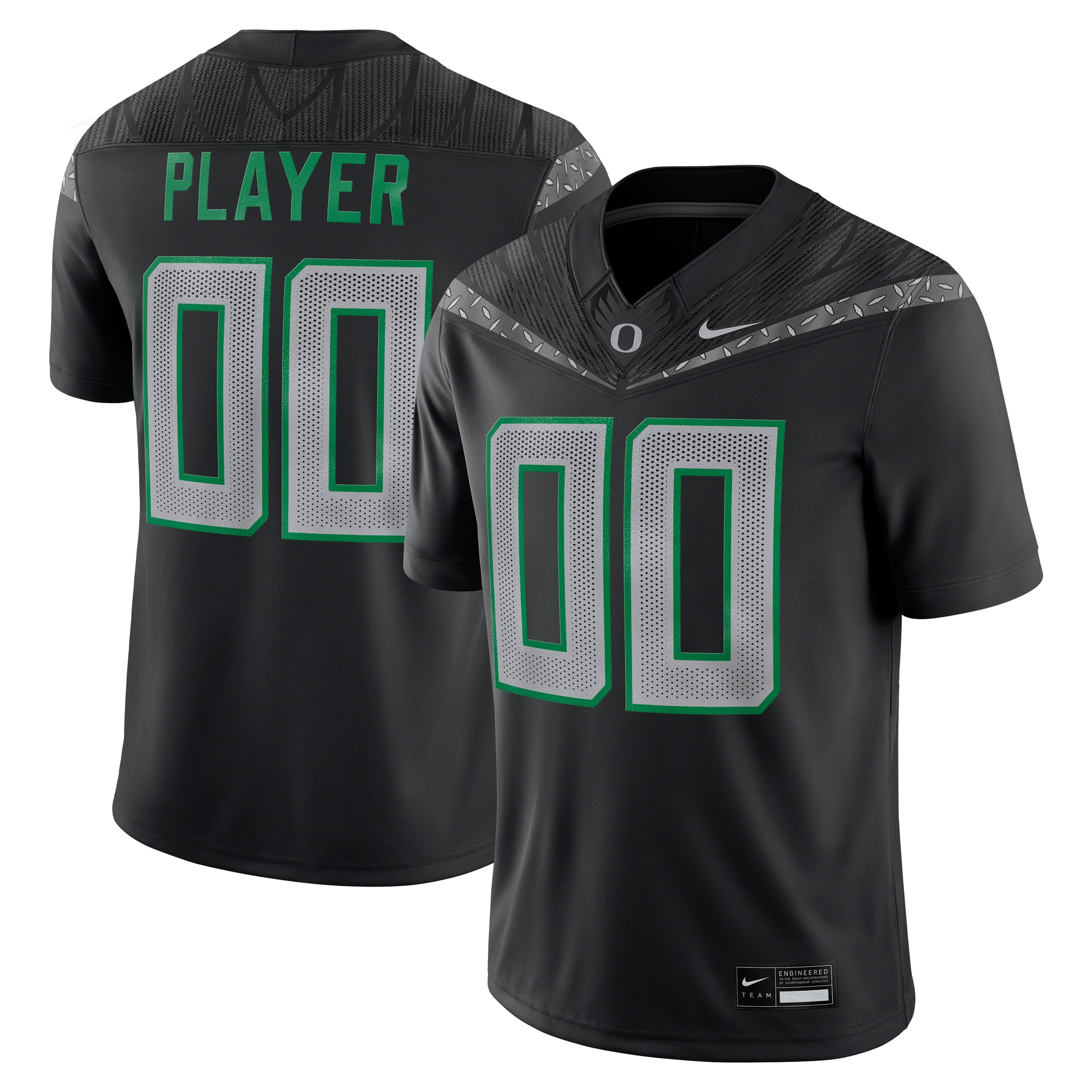 [NJP] Oregon Ducks NIL Pick-A-Player Game Jersey - Black