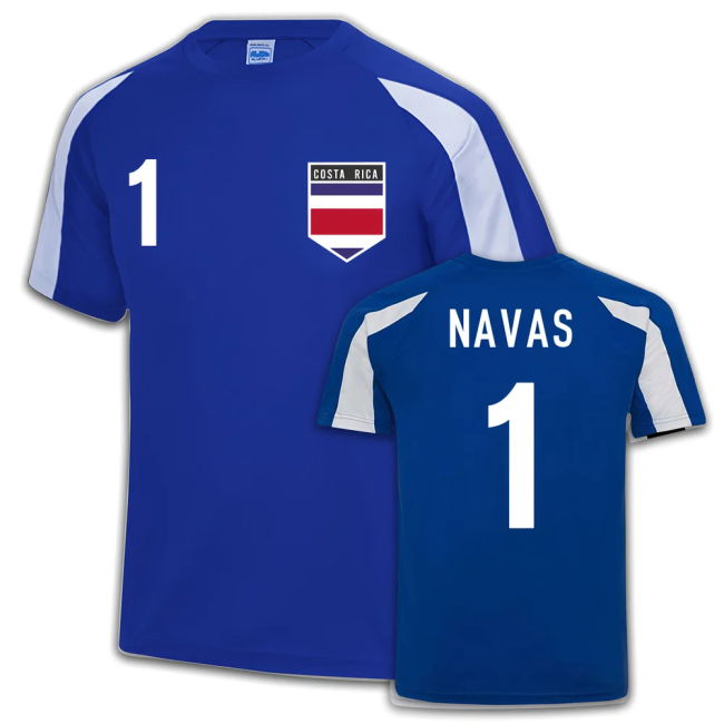 Climate-Control Costa Rica Sports Training Jersey (Keylor Navas 1)