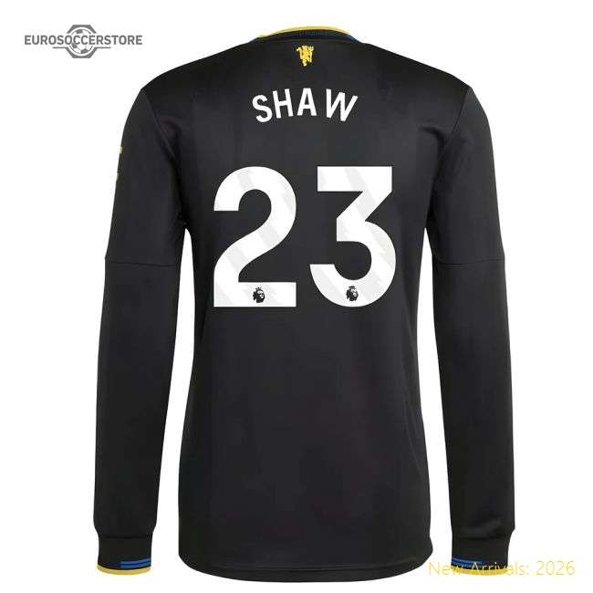 2025-2026 Man Utd Long Sleeve Third Football Jersey (Shaw 23)