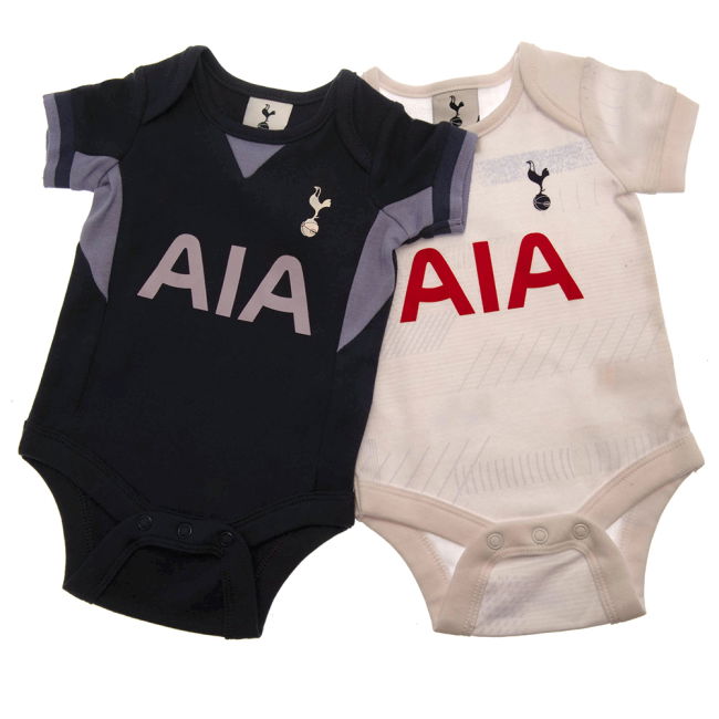 Tottenham Hotspur FC 2 Pack Bodysuit 0/3 mths GD (Match Day)