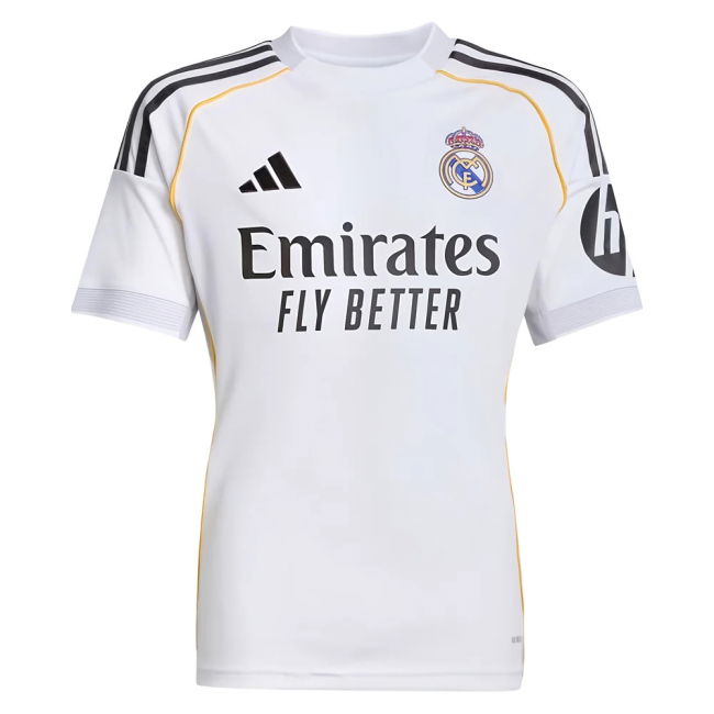 2025-2026 Home Shirt by Real Madrid (Children