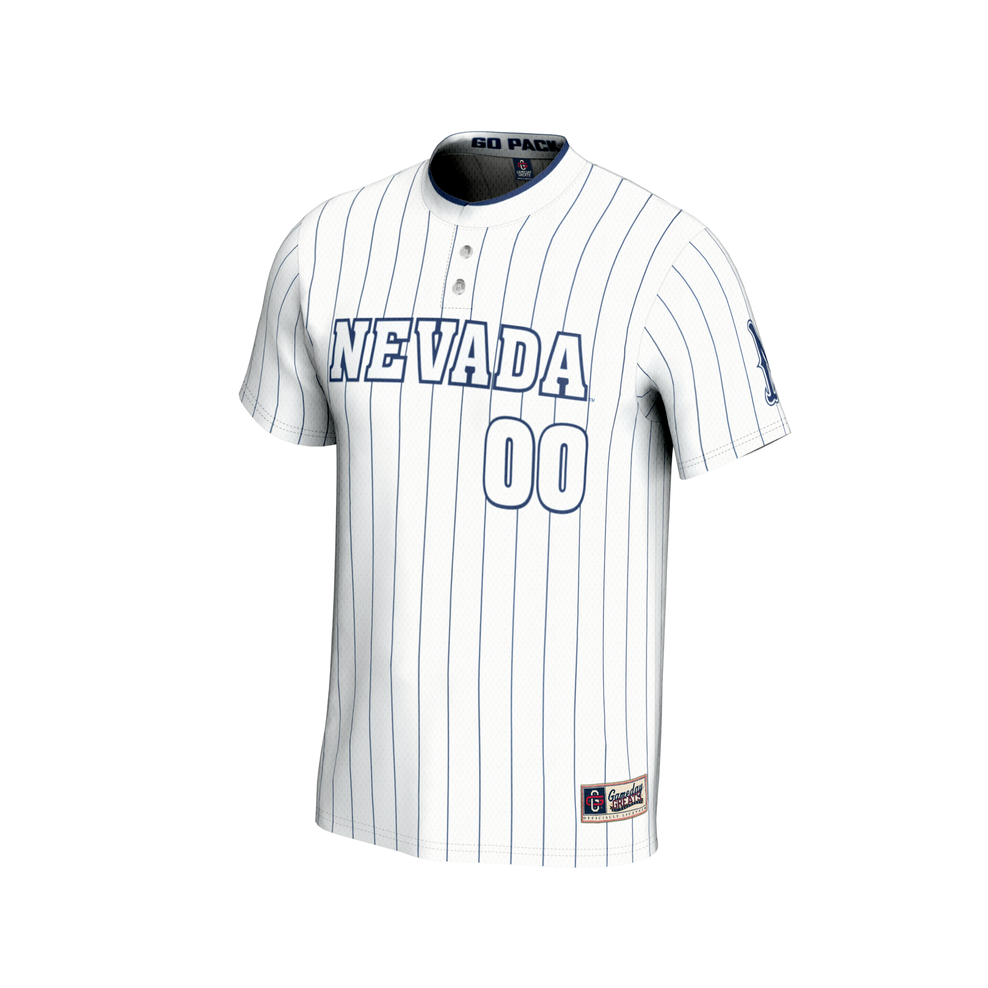 [DDG] Nevada Wolf Pack GameDay Greats Youth Lightweight Collegiate Softball NIL Pick-A-Player Fashion Jersey - White