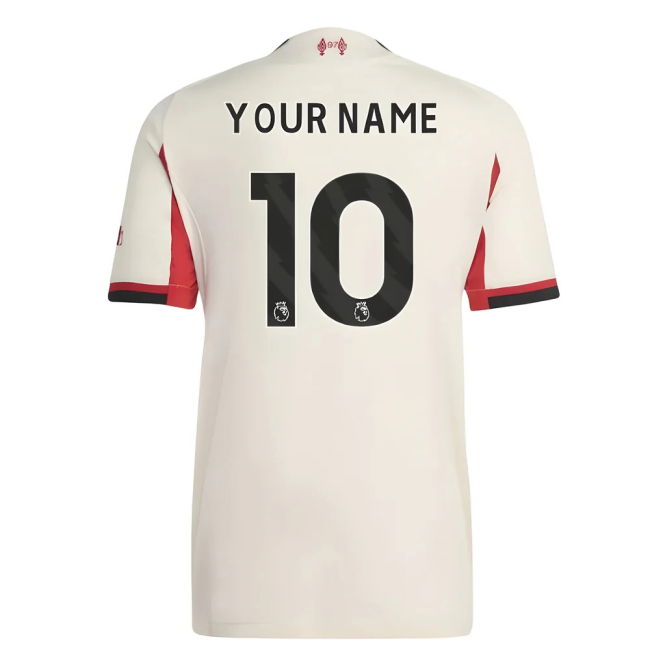 2025-20 Liverpool Away Football Shirt Name Number L M S